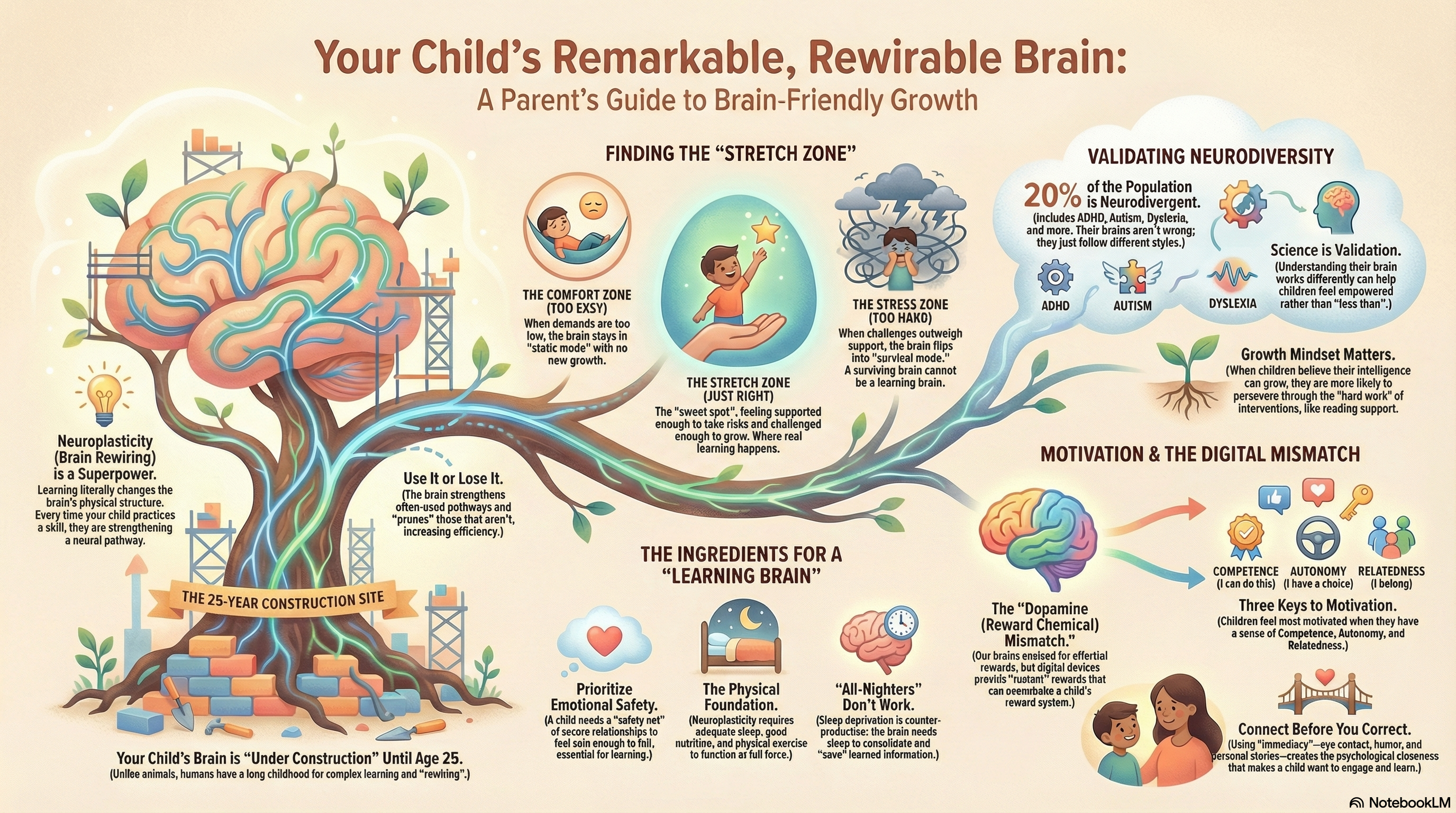 Growing Brains, Nurturing Minds-Neuroscience as an Educational Tool to Support Students' Development as Life-Long Learners.