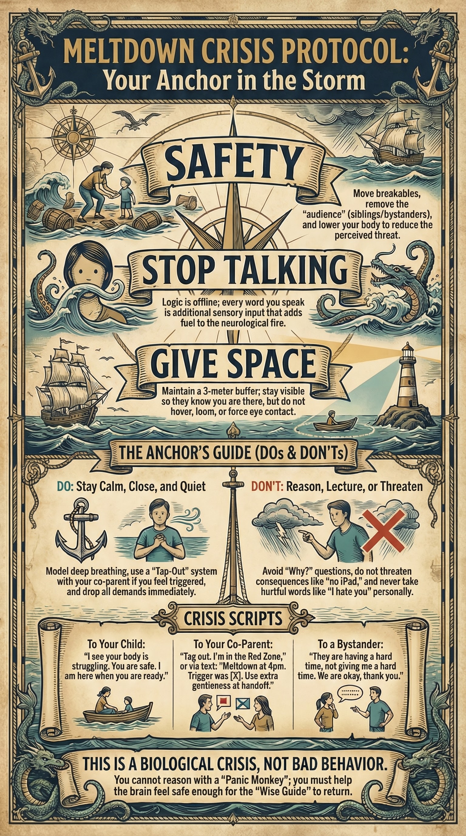 Meltdown Crisis Protocol infographic