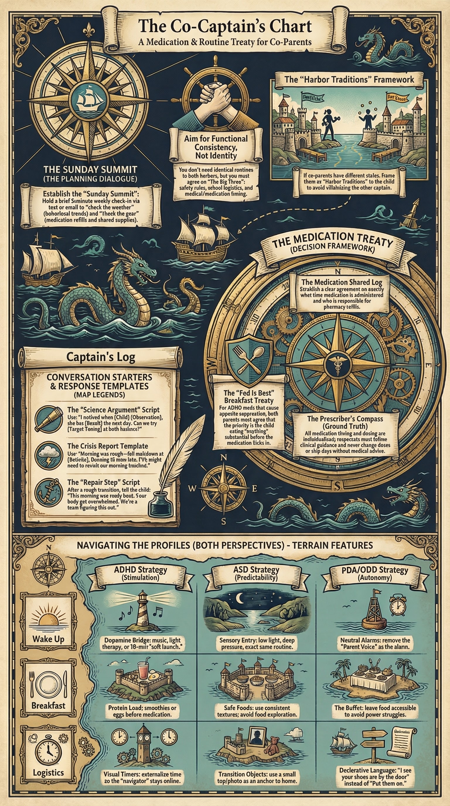 Morning Meltdown Protocol infographic